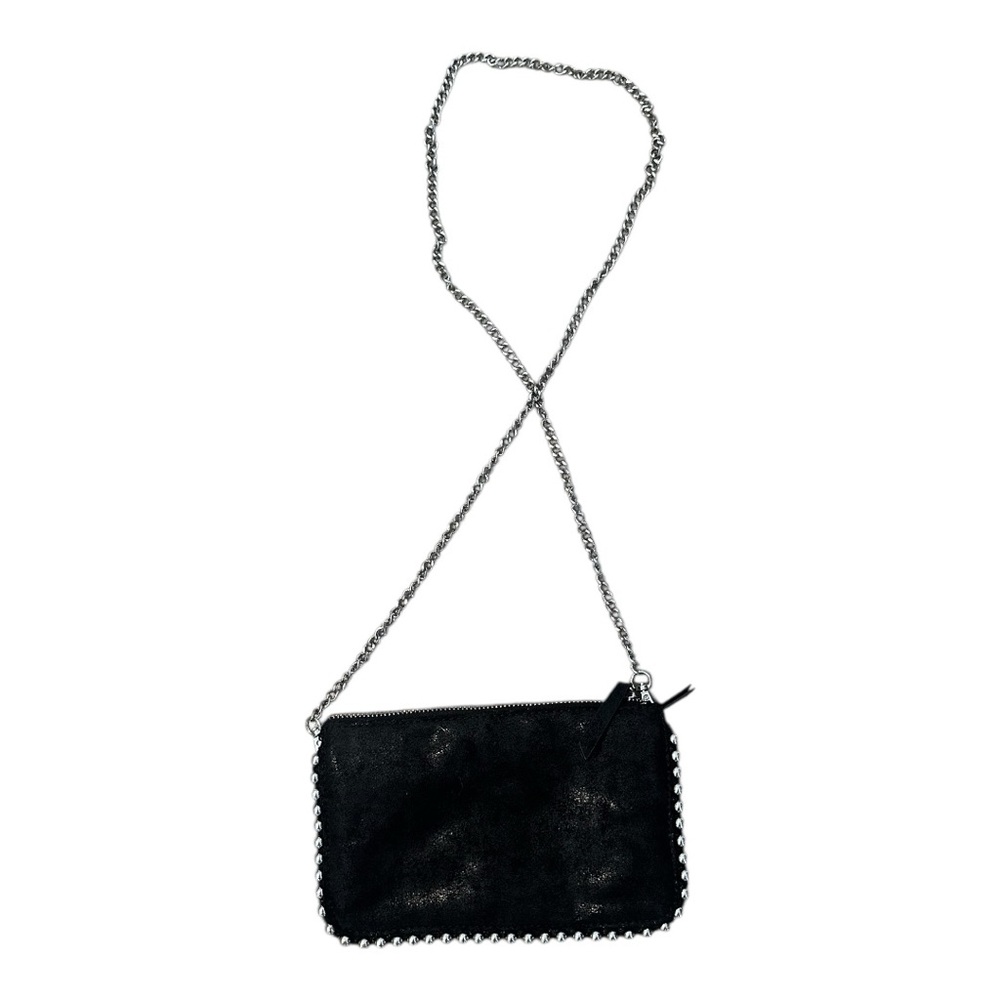 Black‎ Minimalist Crossbody Bag with Diagonal Strap